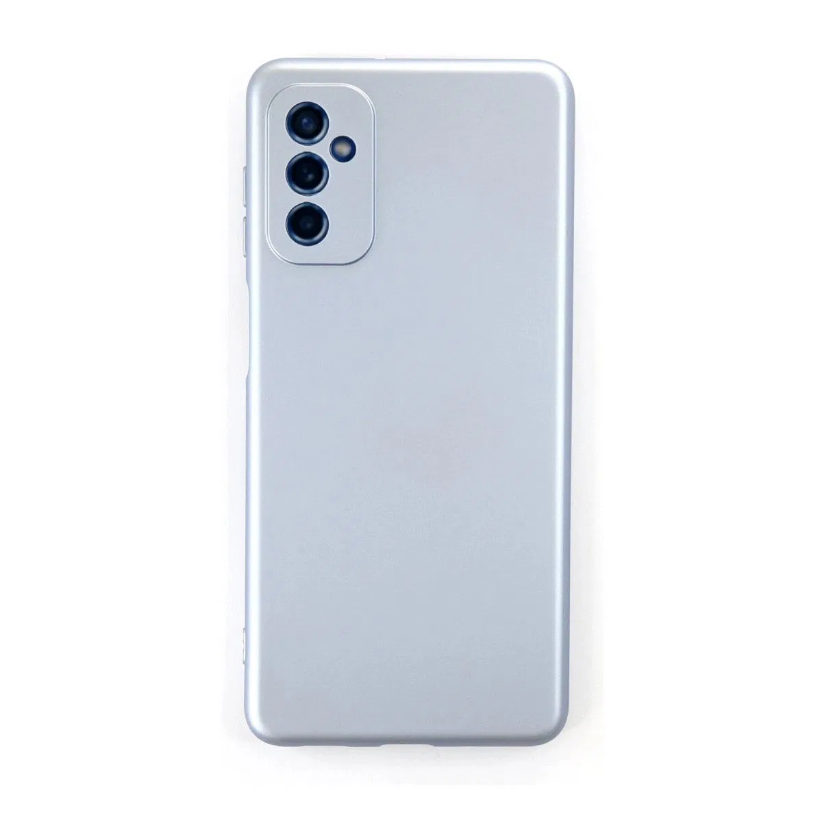 Samsung Galaxy M52 5g Kılıf Nano İçi Kadife Silikon - Sky Blue