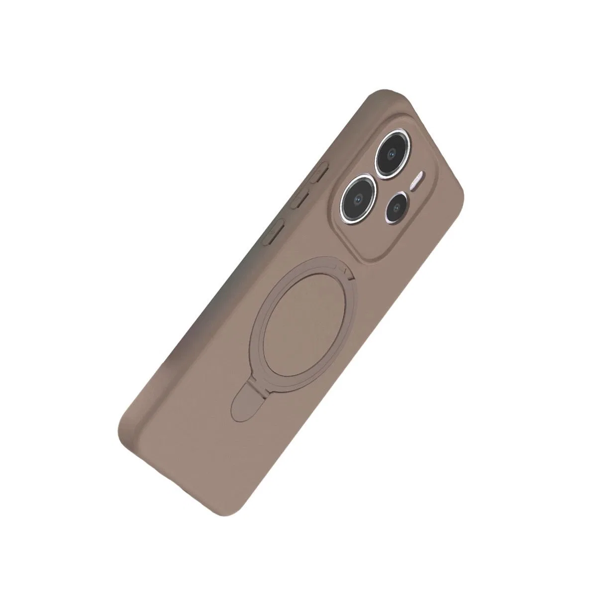 Xiaomi Redmi Note 14 4g Regal Magsafe Standlı Kapak - Çöl Titanyum görsel 3