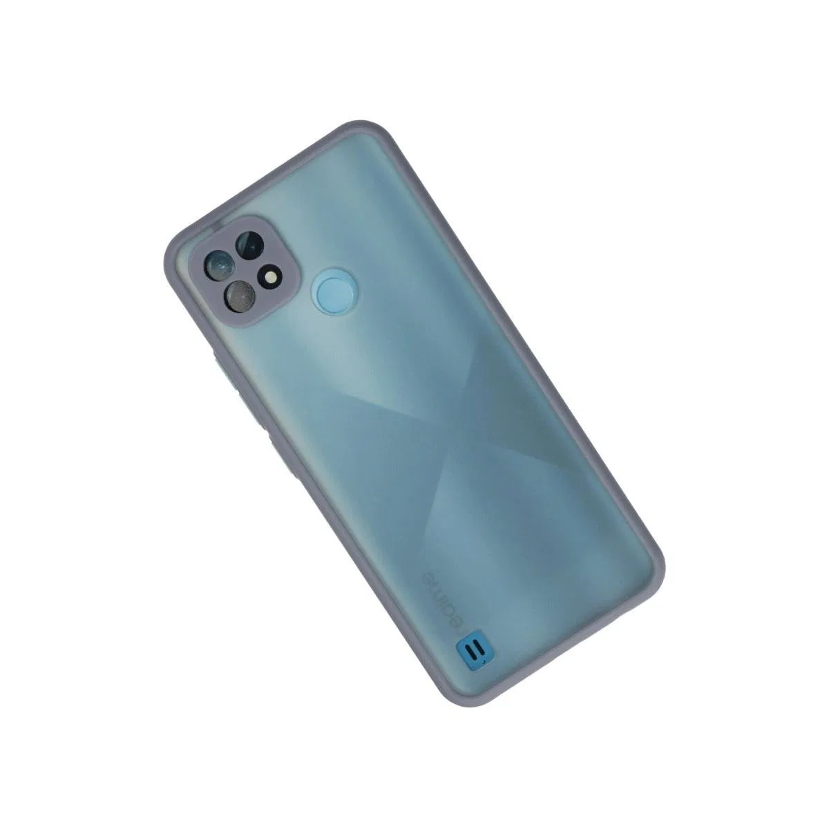 Realme C21 Kılıf Montreal Silikon Kapak - Gri görsel 2