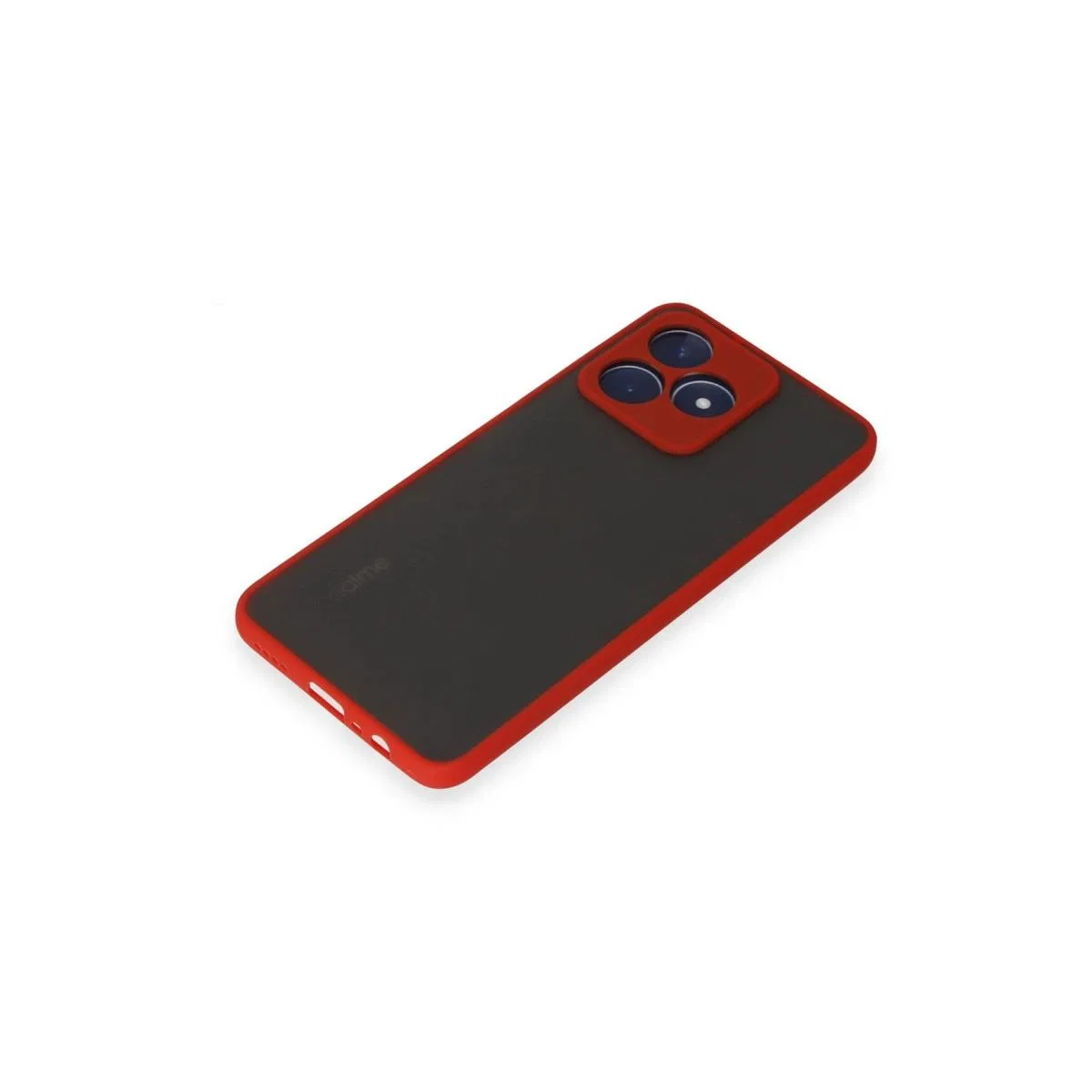 Realme C53 Kılıf Montreal Silikon Kapak - Kırmızı görsel 4