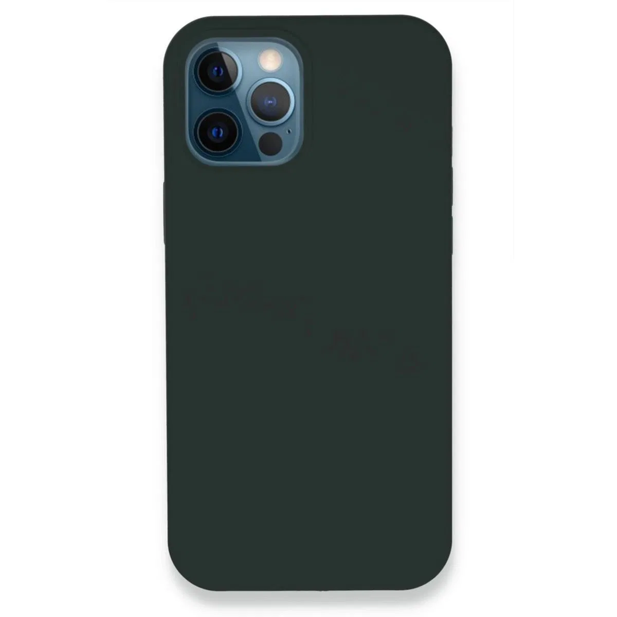 Apple İphone 12 Pro Kılıf Lansman Legant Silikon - Koyu Yeşil