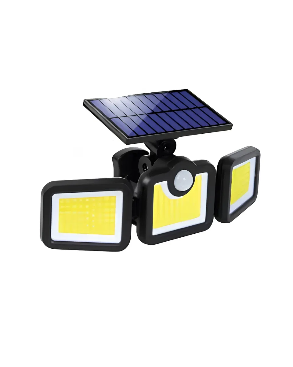Solar LED Projektör Sensörlü Dış Mekan Güvenlik Lambası görsel 3