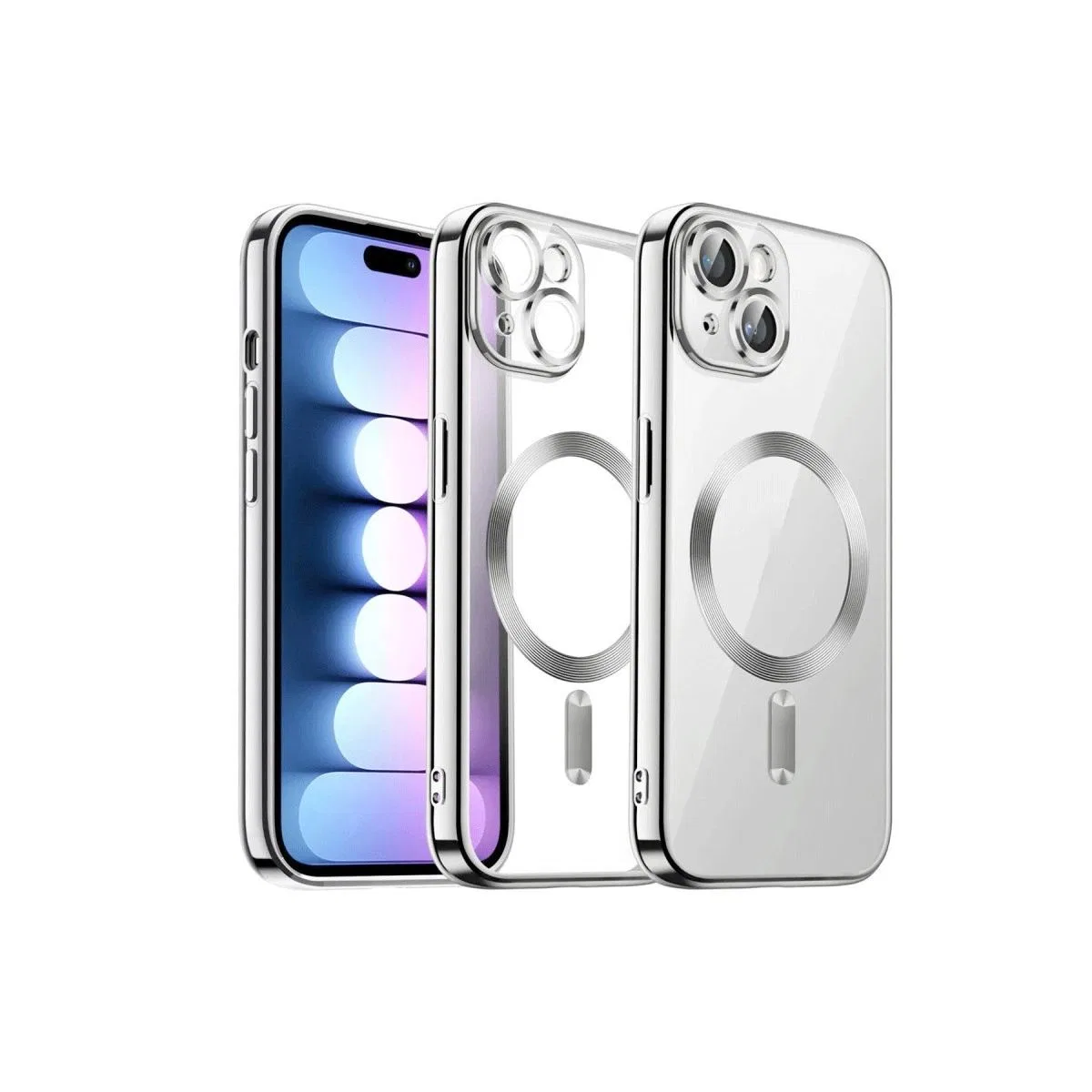 Apple İphone 13 Kılıf Kross Magneticsafe Kapak - Titan Gri
