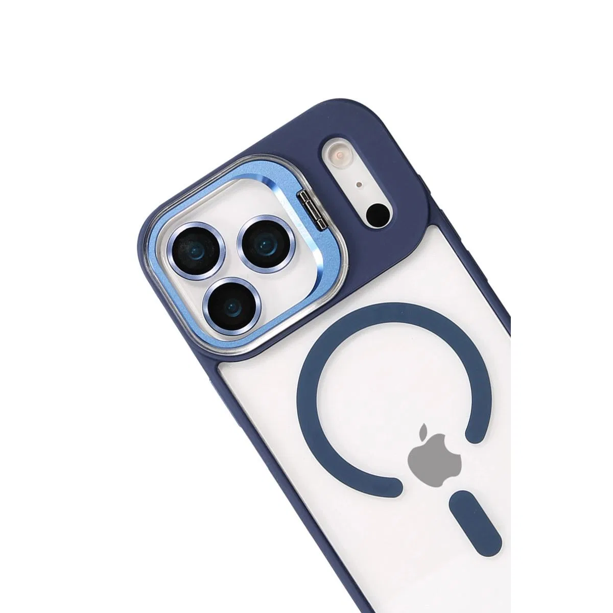 Joko Apple İphone 17 Pro Max Remim Lensli Magsafe Standlı Kapak - Lacivert görsel 3