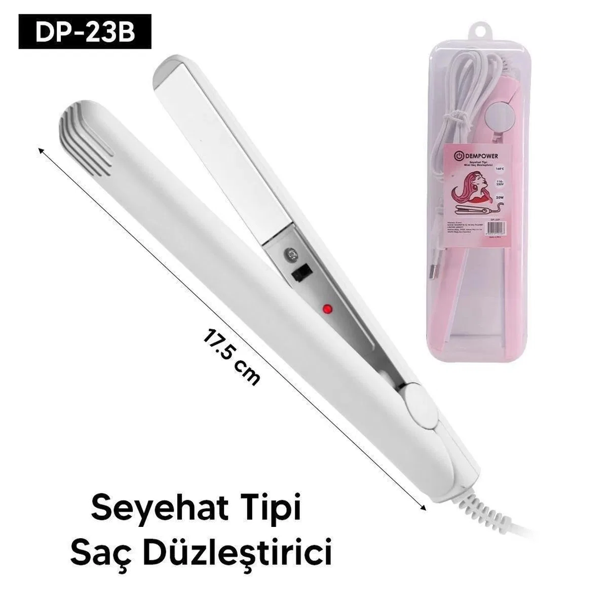 Seyahat Tipi Saç Düzleştirici görsel 3