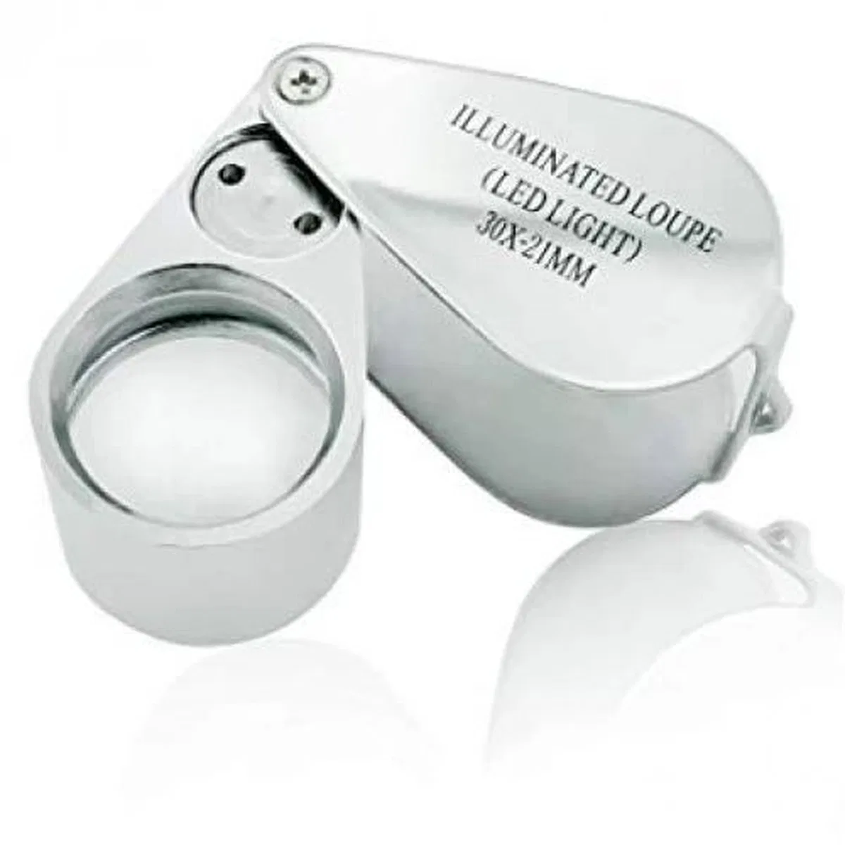 Kontrol, Için Özel Kutulu Metal Işıklı Lup 30x21 görsel 4