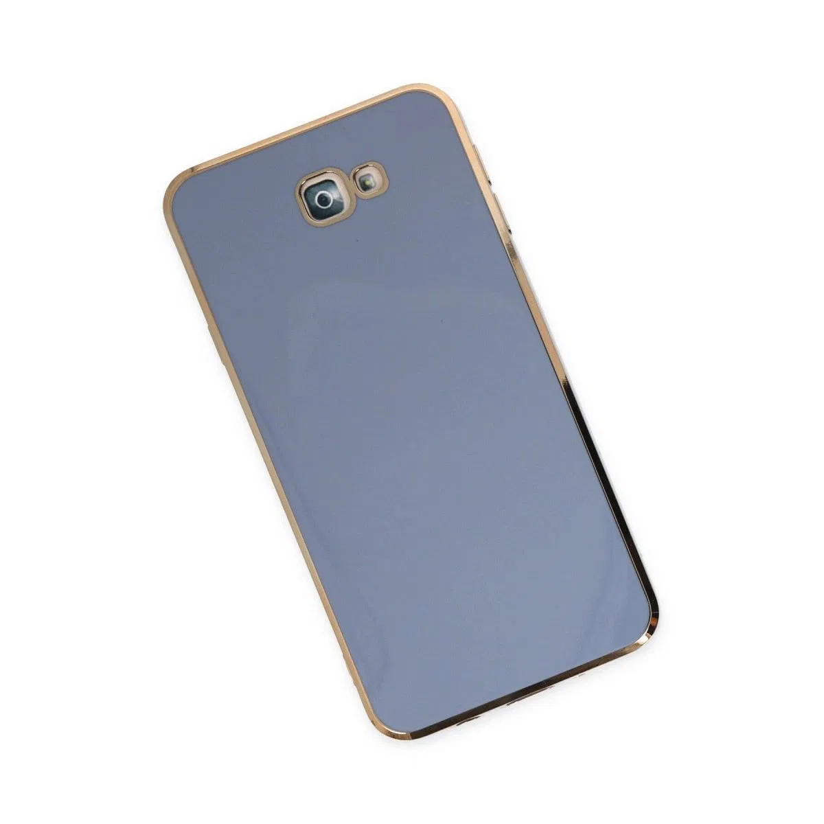 Samsung Galaxy J7 Prime Kılıf Volet Silikon - Mavi görsel 2