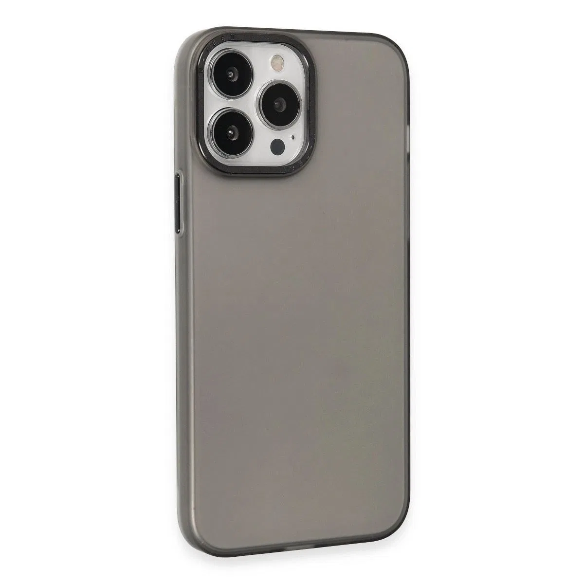 Apple İphone 15 Pro Kılıf Modos Metal Kapak - Siyah görsel 2