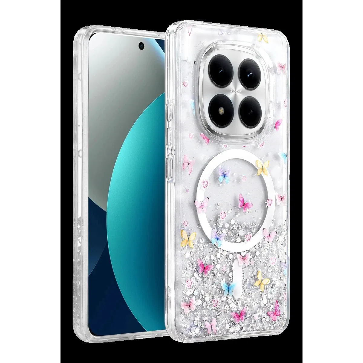 Onegif Xiaomi Redmi Note 15 4g Misk Simli Magsafe Kapak - Desen 4