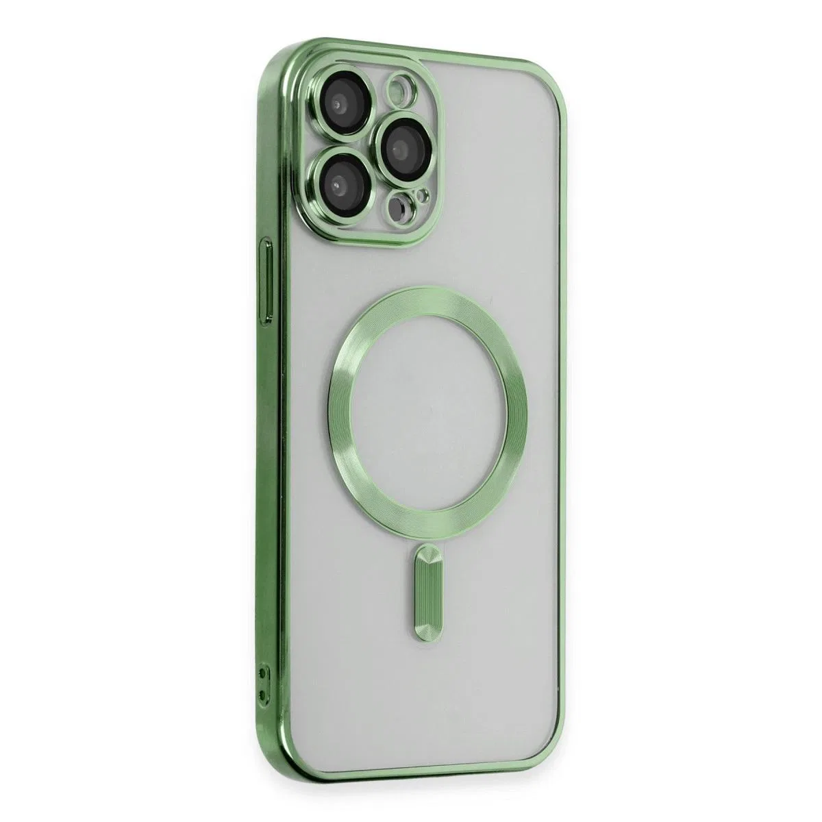 Apple İphone 15 Pro Kılıf Kross Magneticsafe Kapak - Koyu Yeşil görsel 2