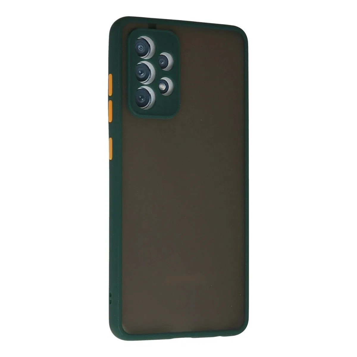 Samsung Galaxy A72 Kılıf Montreal Silikon Kapak - Koyu Yeşil görsel 2