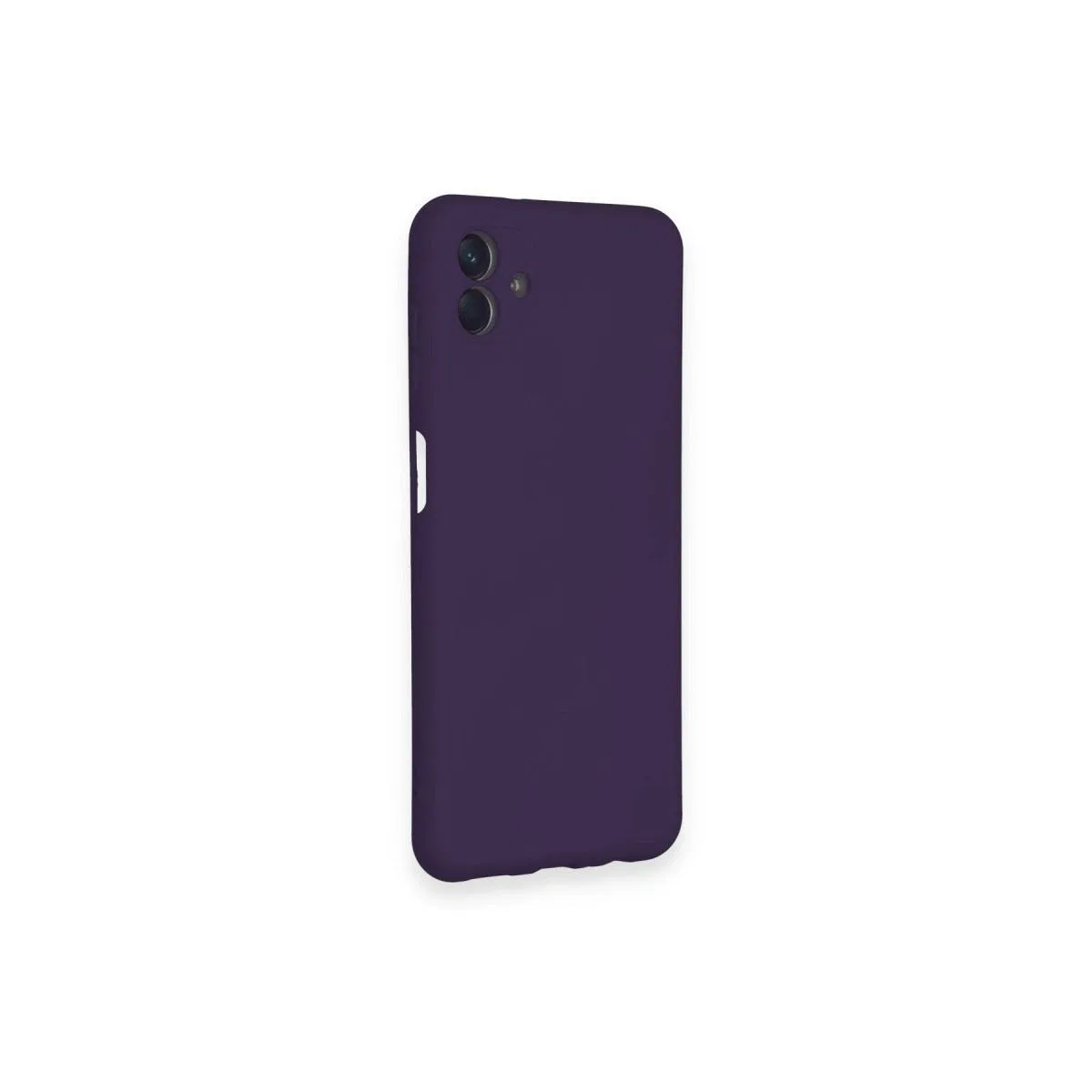 Samsung Galaxy A04 Kılıf Nano İçi Kadife Silikon - Mor görsel 2