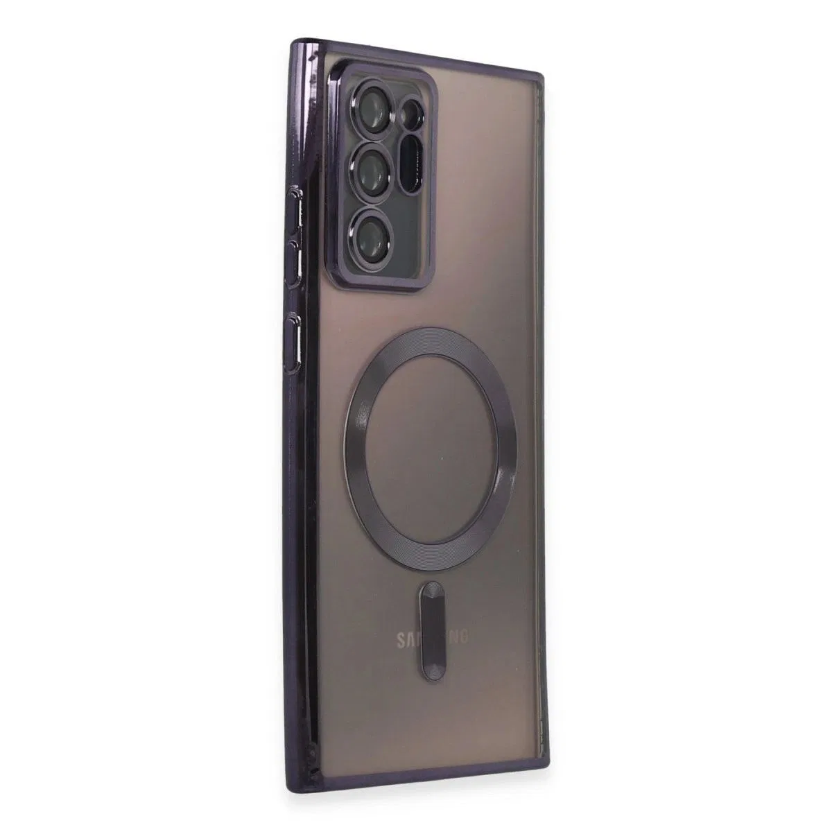 Samsung Galaxy Note 20 Ultra Kılıf Kross Magneticsafe Kapak - Mor görsel 2