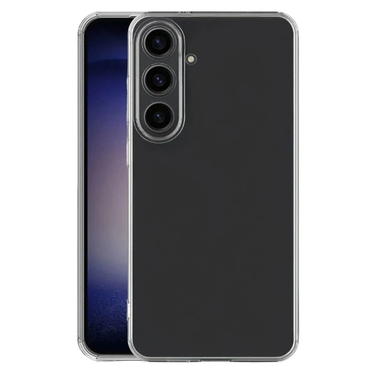 Samsung Galaxy S26 Lüx Şeffaf Silikon - Şeffaf