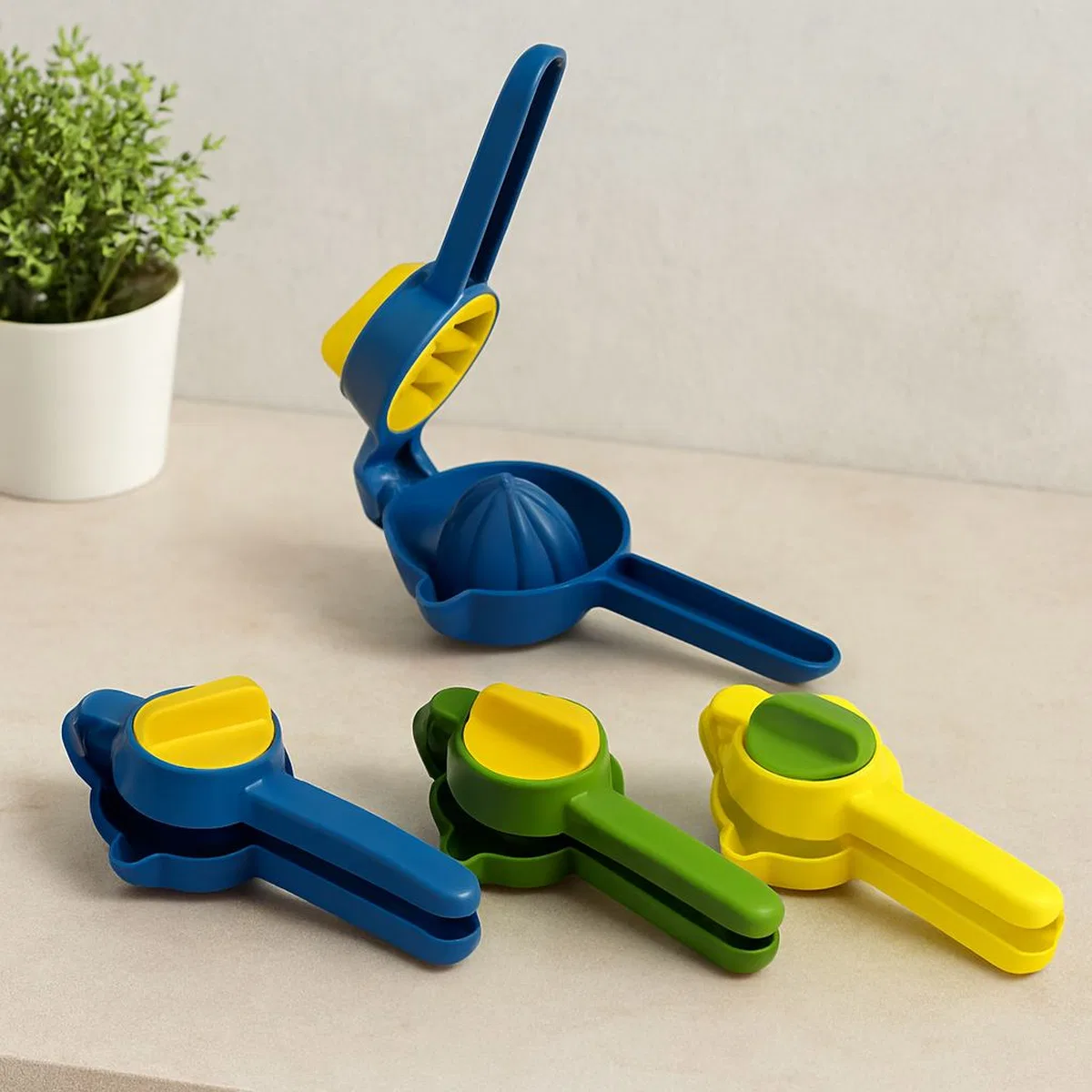 Çevir Sıkmalı Plastik Meyve Sıkacağı