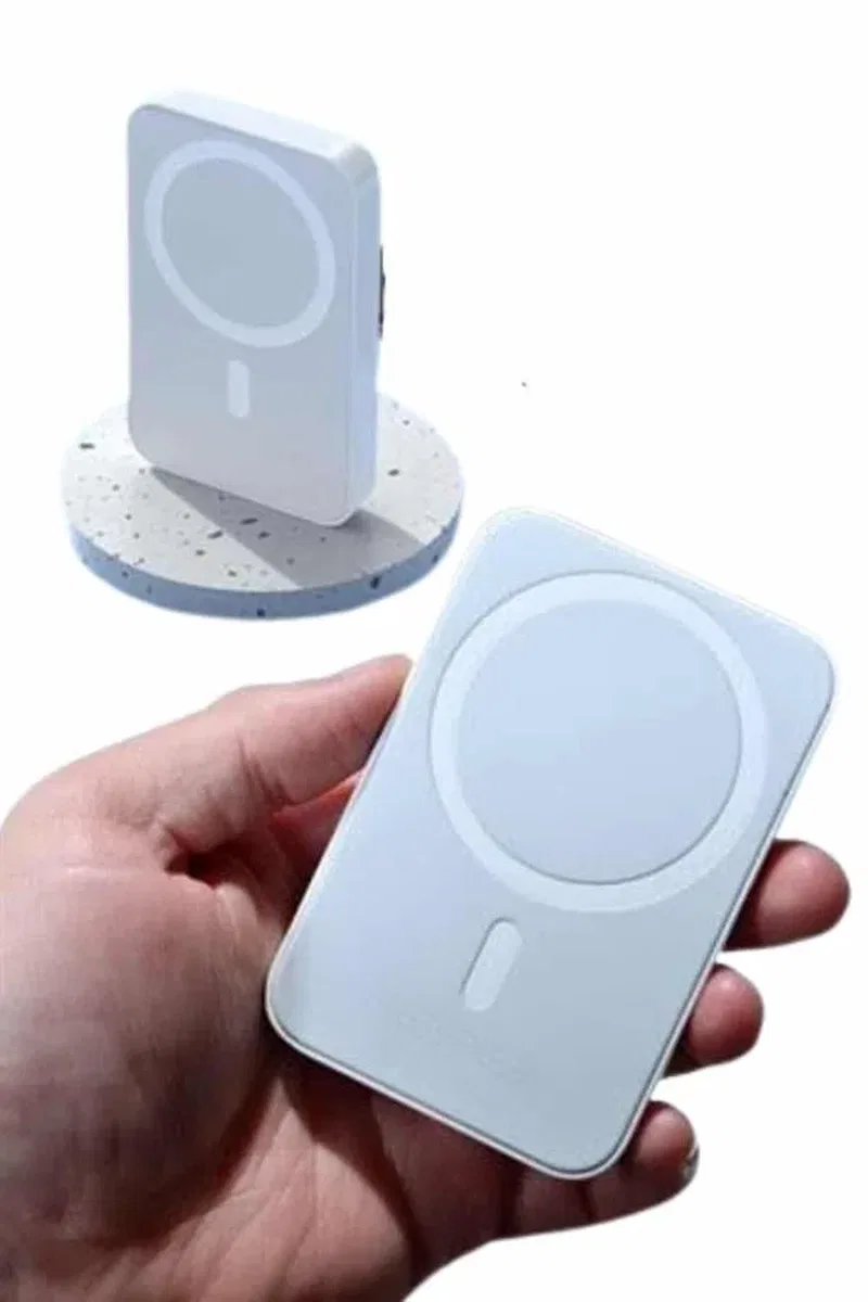 Kablosuz Magsafe Hızlı Şarj 5. 000 mah Kablosuz Şarj Cihazı görsel 5