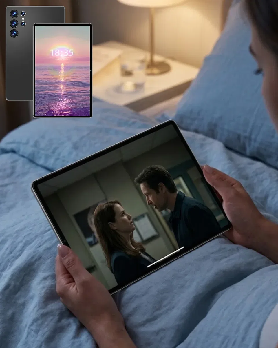 WiFi Destekli Android Tablet 10. 1 İnç Geniş Ekran Tablet Seti