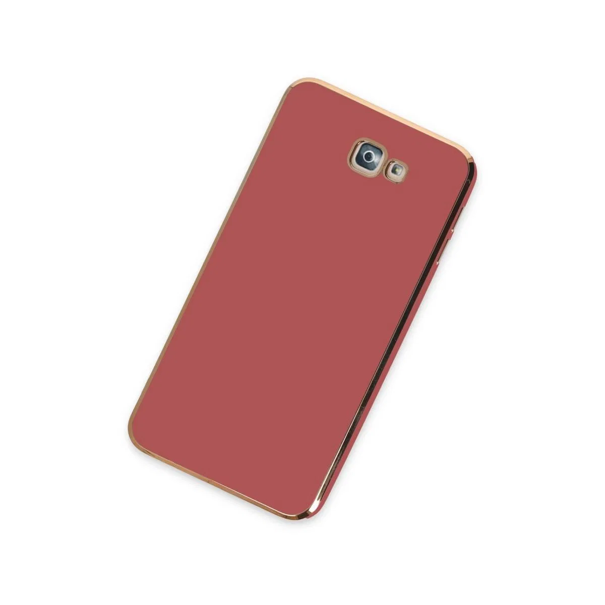 Samsung Galaxy J7 Prime Kılıf Volet Silikon - Kırmızı görsel 2