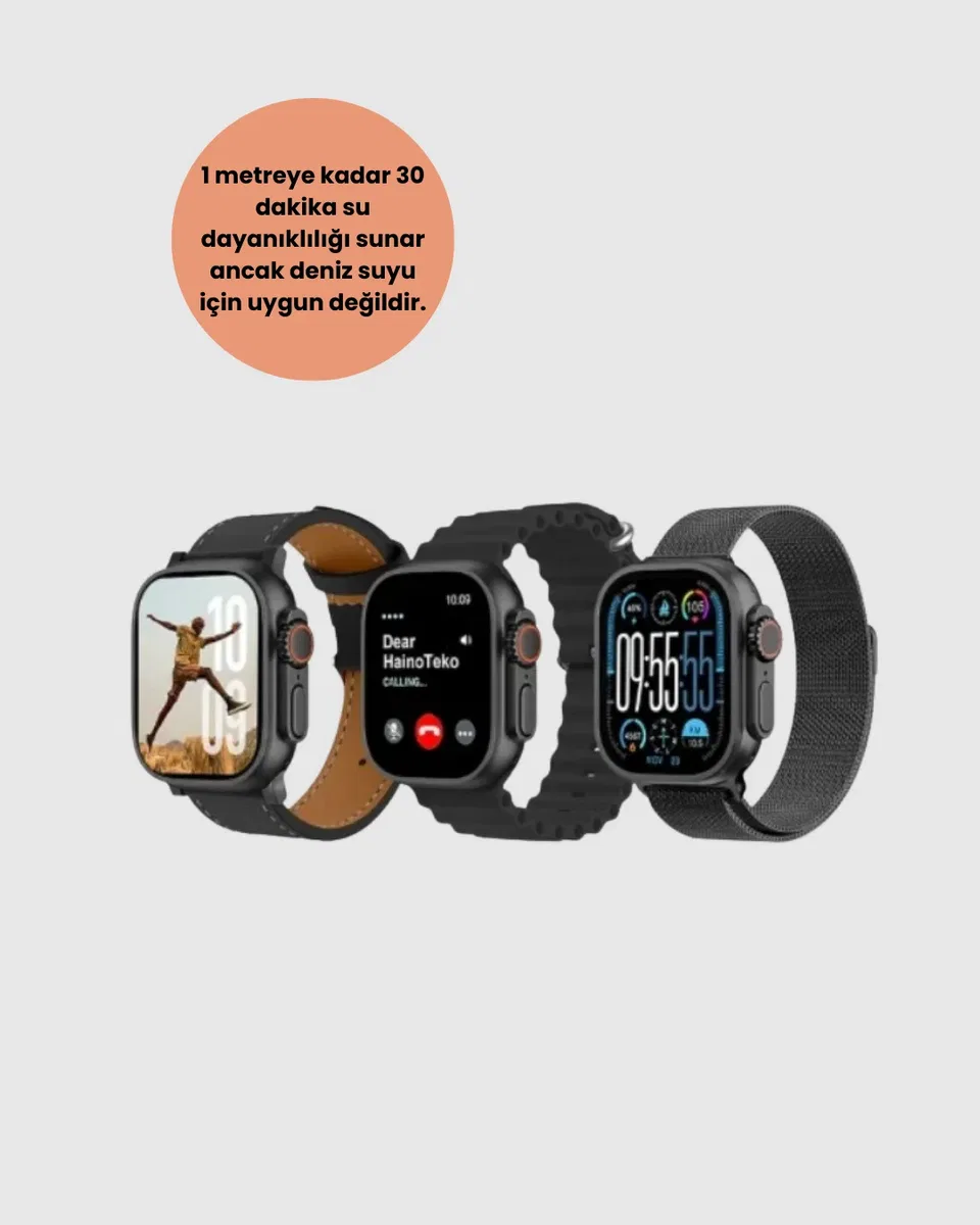 AMOLED Akıllı Saat 49mm Bluetooth Arama Spor ve Sağlık Yeni Nesil görsel 3
