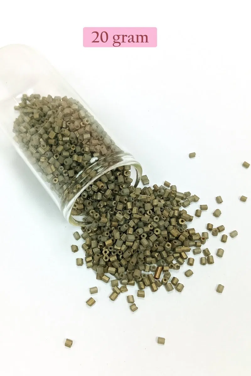 Kesme Cam Boncuk 2mm - 4 Renk - Toplam 80 Gram - BNC438 görsel 2