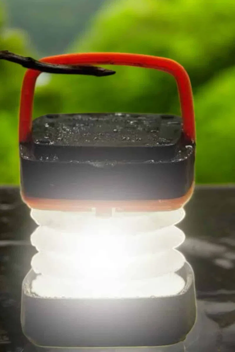 Led Lamba Kamp Lambası Hafif Taşınabilir Şarj Süreli Akordeon El Fenerli görsel 2