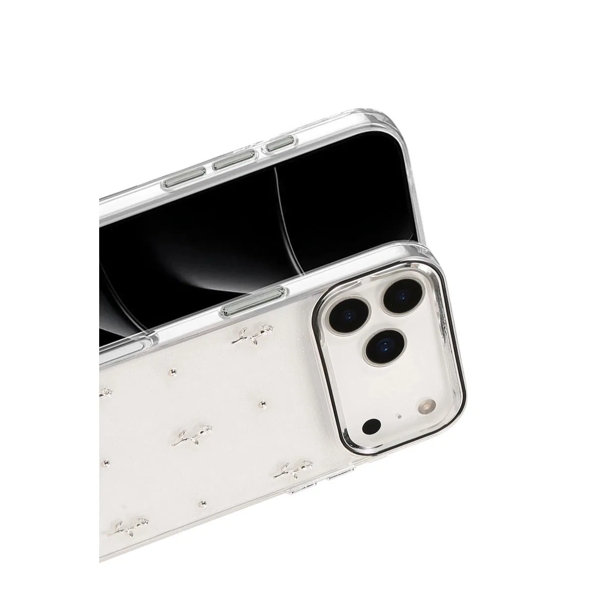 Apple İphone 17 Pro Fiyonk Desenli Kapak - Desen 4 görsel 3