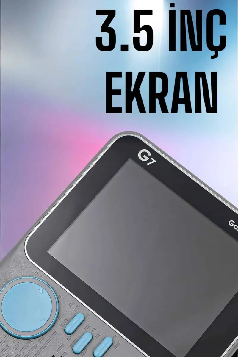 Mini Atari El Atarisi 3. 5 inç Ekran Çift Konsol 666 Adet Retro Oyun Gameboy El Atarisi görsel 4