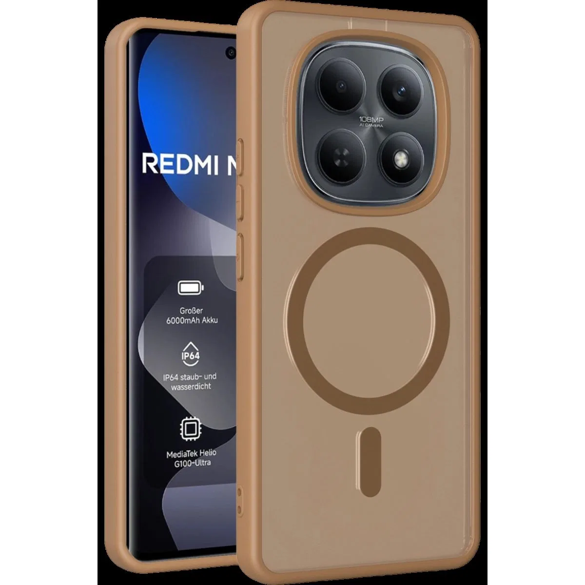 Joko Xiaomi Redmi Note 15 Pro 5g Jota Magsafe Kapak - Çöl Titanyum