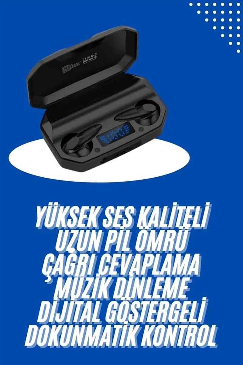 Kulaklık Bluetooth 5. 2 Kablosuz Kulakiçi Rgb Işıklı Çift Mikrofonlu
