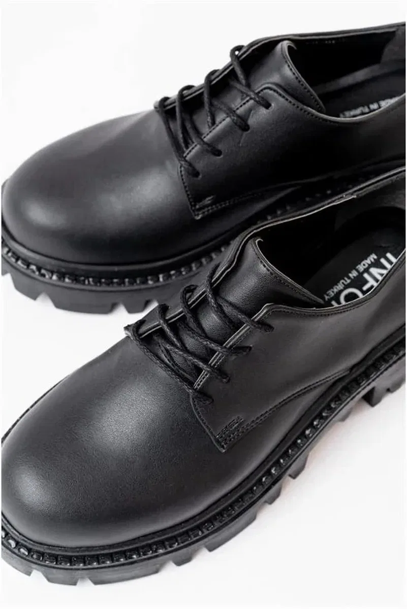 Kadın Loafer Ayakkabı Ayakkabı Bağcıklı Tabanlı Yüksek Casual Günlük görsel 5