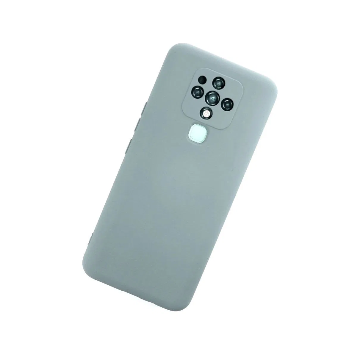 Tecno Camon 16 Kılıf Nano İçi Kadife Silikon - Buz Mavisi görsel 3