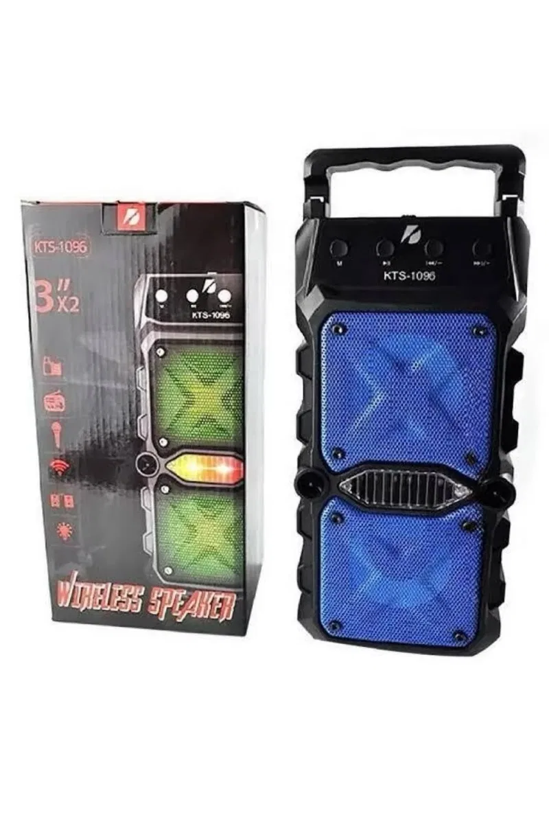 Bluetooth Hoparlör Yüksek Ses Kaliteli Büyük Boy Çift Çıkışlı Ses Bombası görsel 2