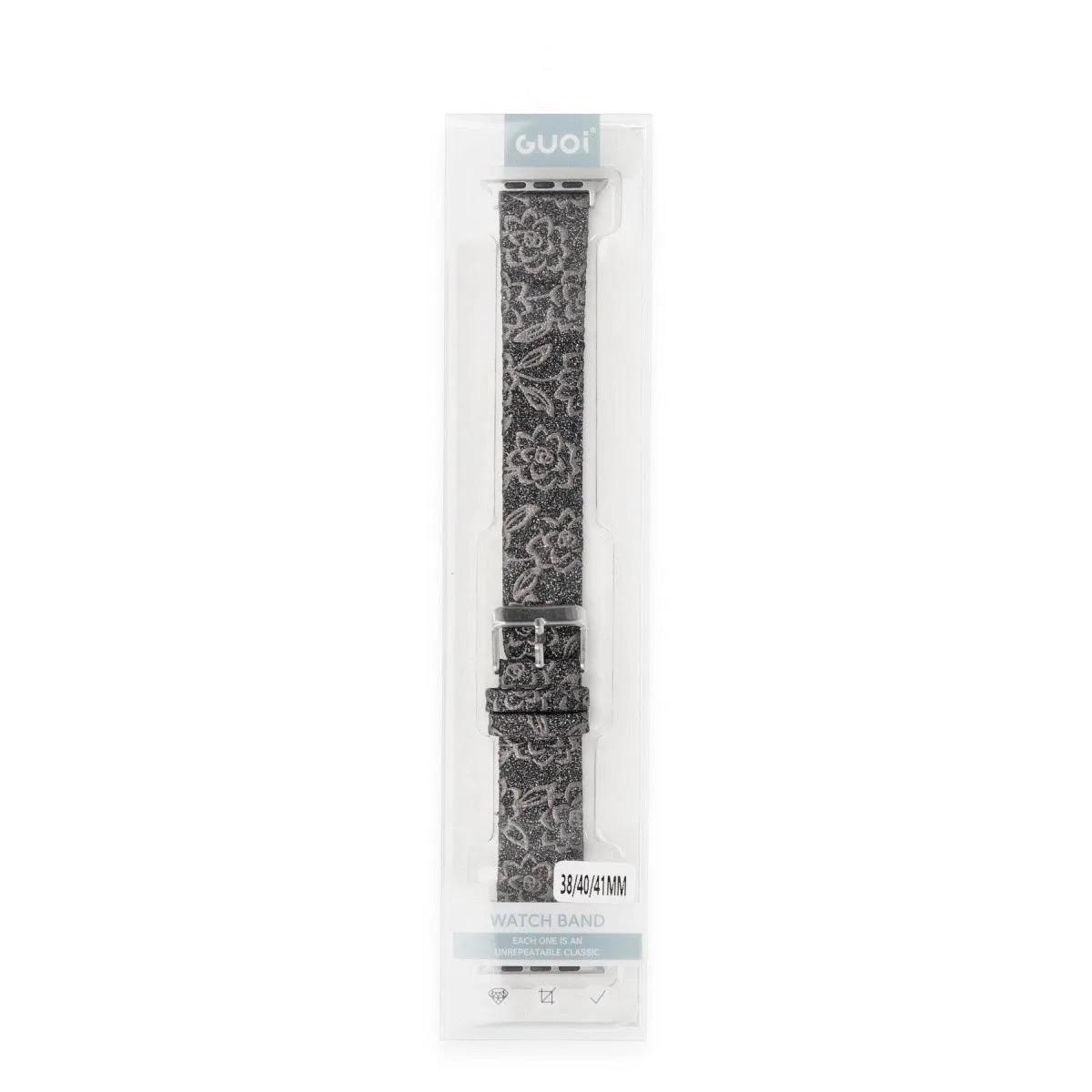 Apple Watch 38mm Creeper Desenli Kordon - Kahverengi görsel 4