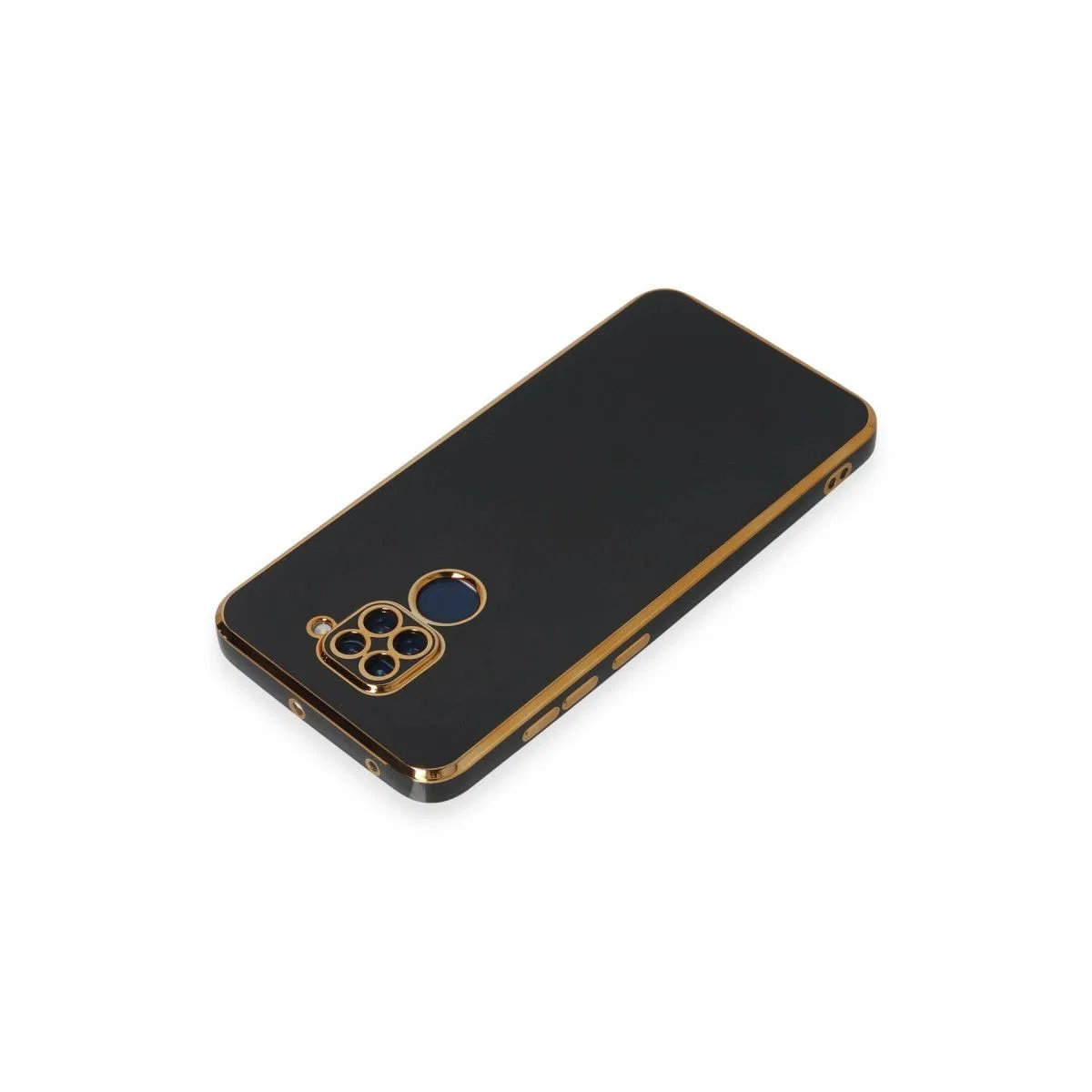 Xiaomi Redmi Note 9 Kılıf Volet Silikon - Siyah görsel 3