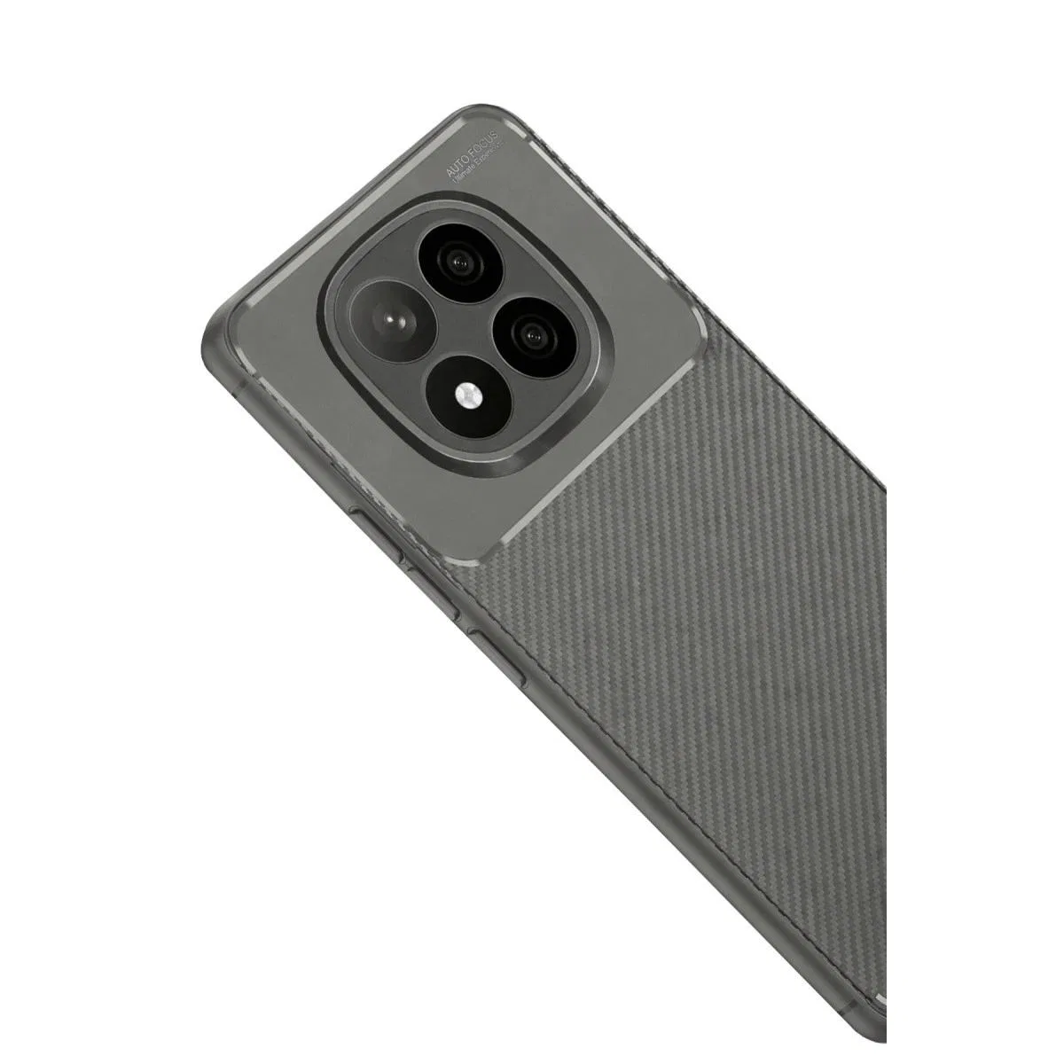 Xiaomi Redmi Note 14 Pro Plus Kılıf Auto Focus Karbon Kapak - Gri görsel 3