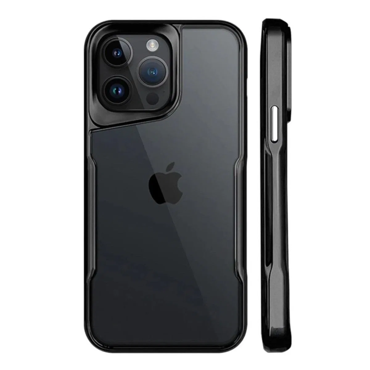 Apple İphone 15 Pro Kılıf Boyi Silikon Kapak - Siyah görsel 2