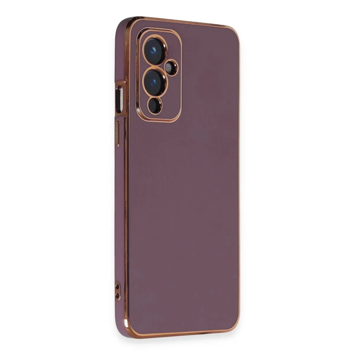 One Plus 9 Kılıf Volet Silikon - Mor görsel 2