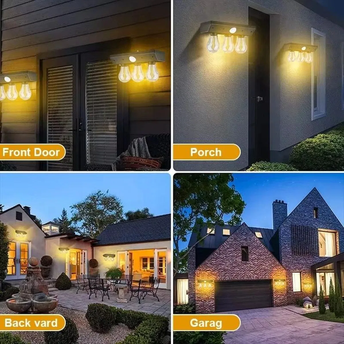 Fithome Yt-819 3 Watt Suya Dayanıklı Hareket Sensörlü Solar Led Lamba görsel 2