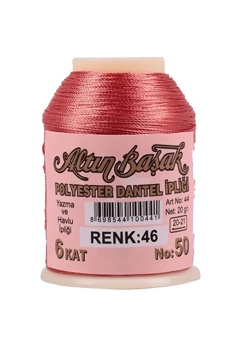 3 Adet Altınbaşak Oya ve Dantel İpi 20 gr - Royaleks - No: 046 görsel 3