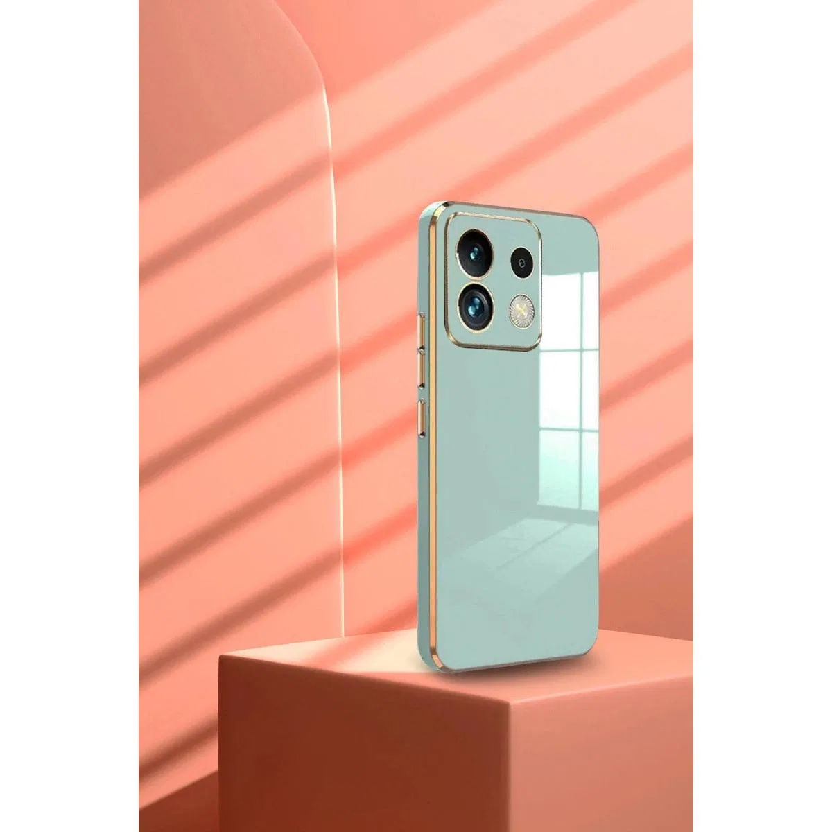 Xiaomi Poco M6 Pro 4g Kılıf Volet Silikon - Mor görsel 2