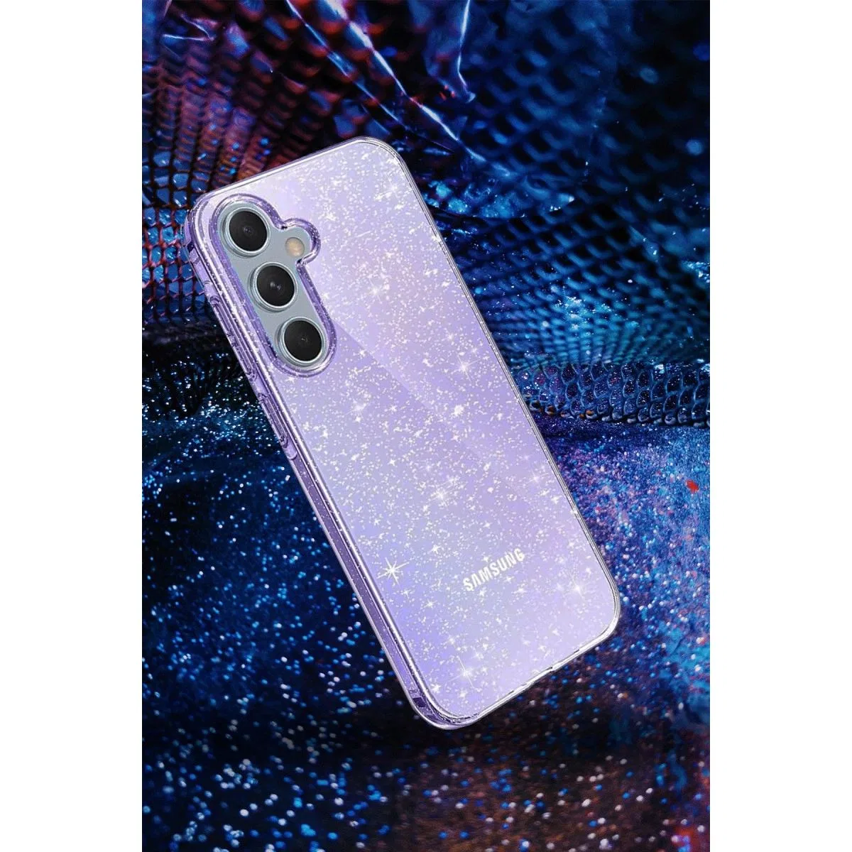 Samsung Galaxy A15 4g Kılıf Glow Kapak - Turuncu görsel 2