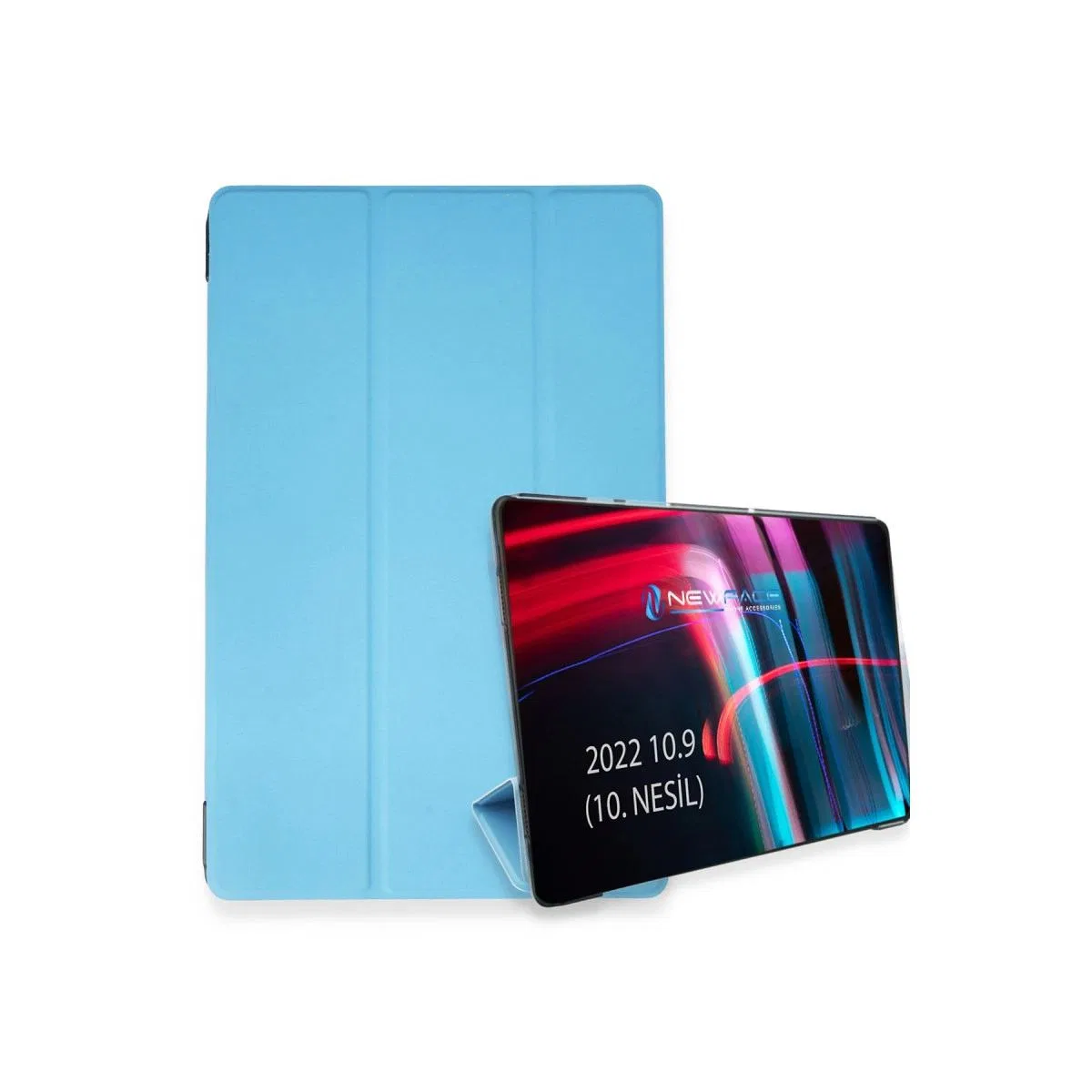 Apple İpad 2022 10. 9 (10. nesil) Kılıf Tablet Smart Kılıf - Açık Mavi