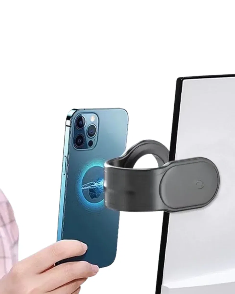 Araç İçi Manyetik Telefon Tutucu Alüminyum Gövdeli Navigasyon Standı görsel 5