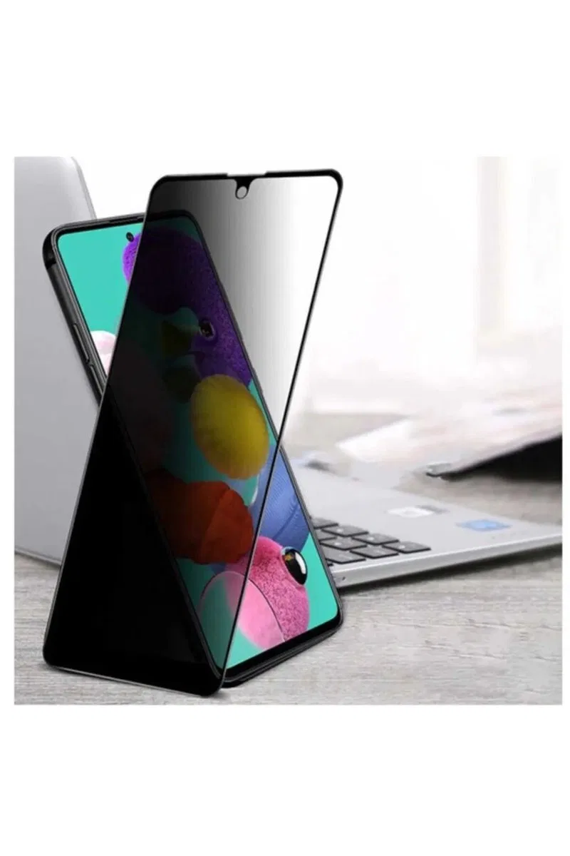 Samsung A32 Uyumlu Hayalet Ekran Gizli Tam Kaplayan Kırılmaz Cam Seramik Ekran Koruyucu Film görsel 4