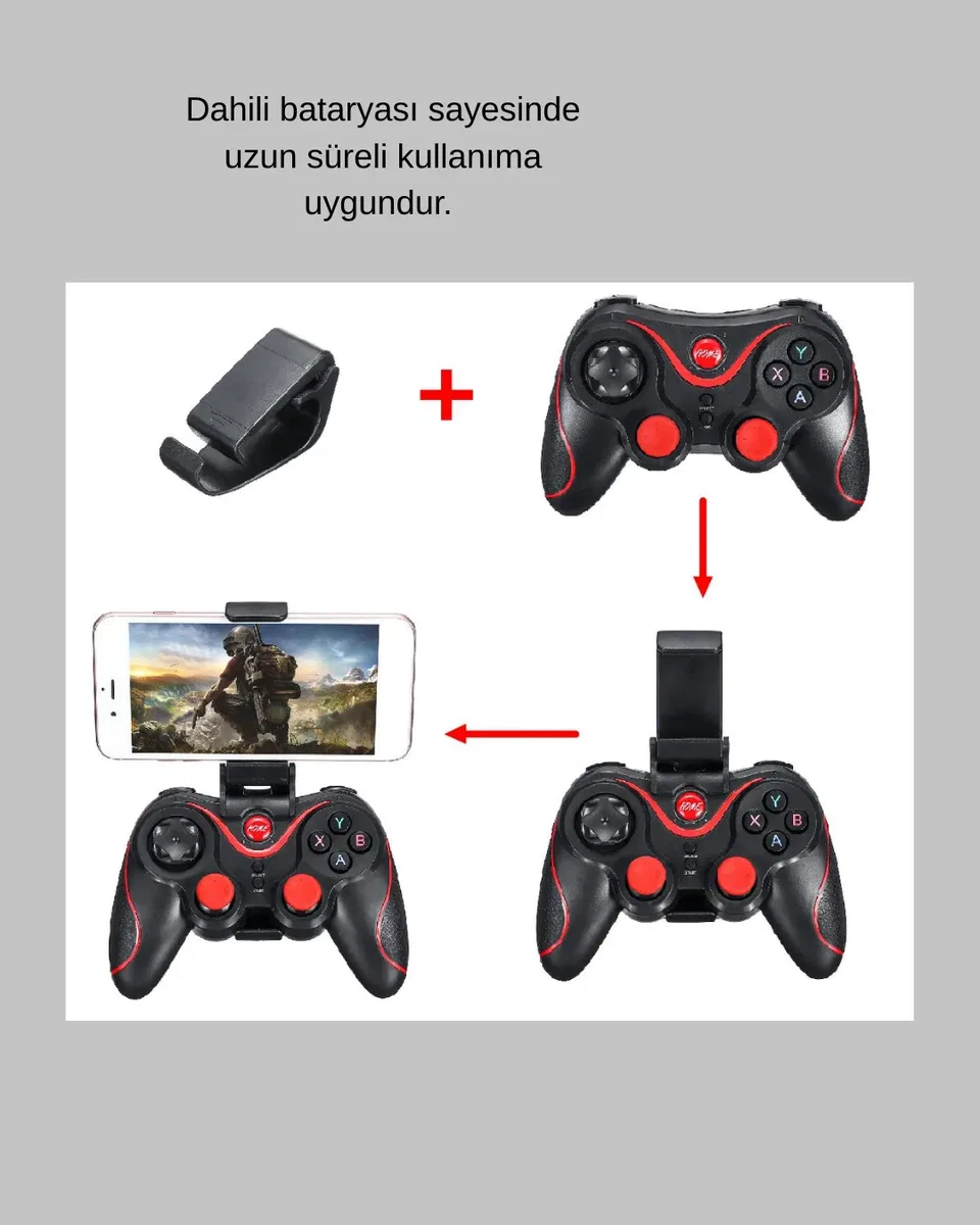 Hafif ve Taşınabilir Kablosuz Bluetooth Oyun Konsolu görsel 4