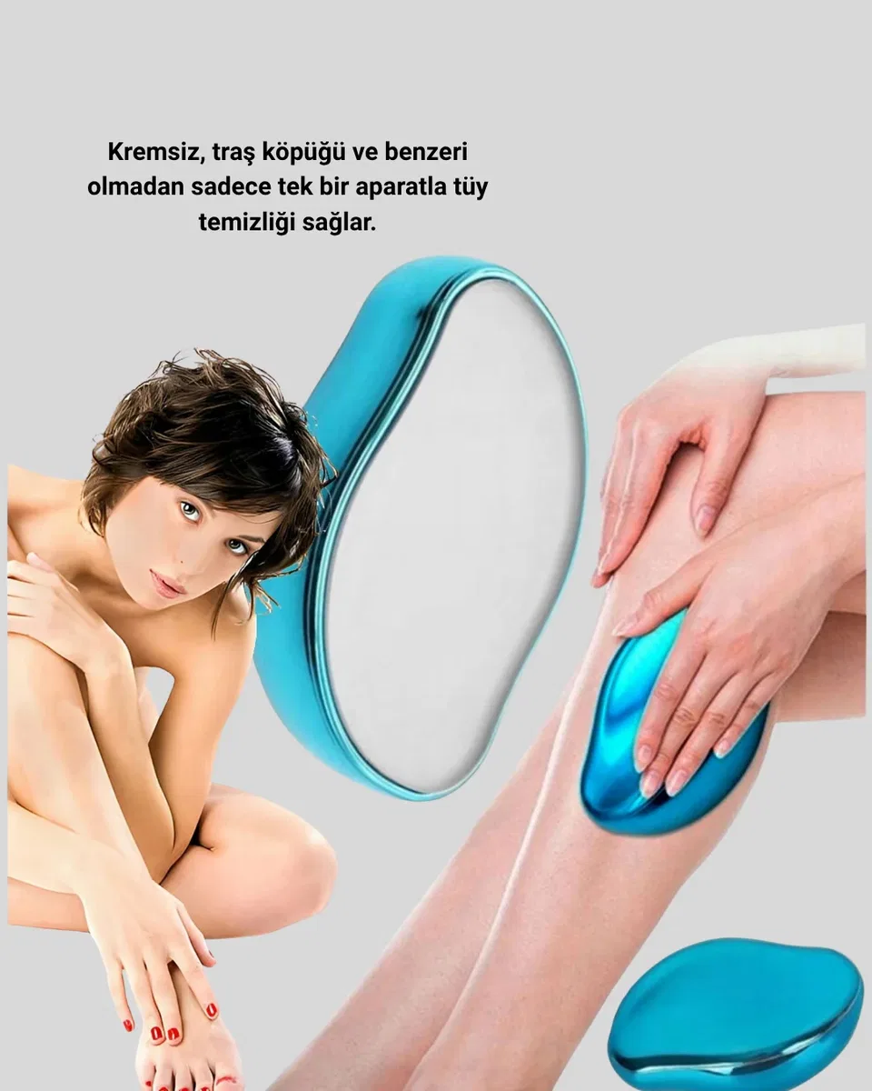 Kristal Epilatör Tüy Alma Aparatı Topuk ve Ölü Deri İçin Uygun görsel 3