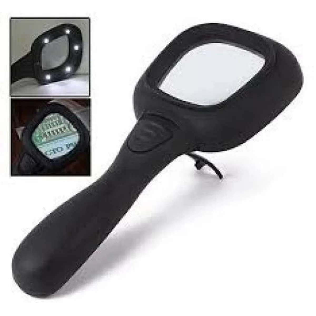 6 Ledli Ve Mor Işıklı Büyüteç 60mm görsel 8