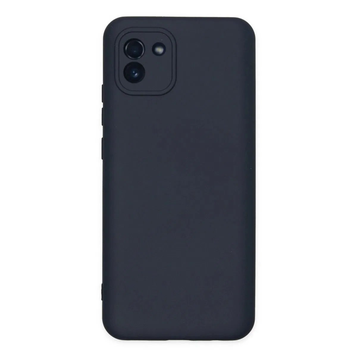 Samsung Galaxy A03 Kılıf Nano İçi Kadife Silikon - Lacivert