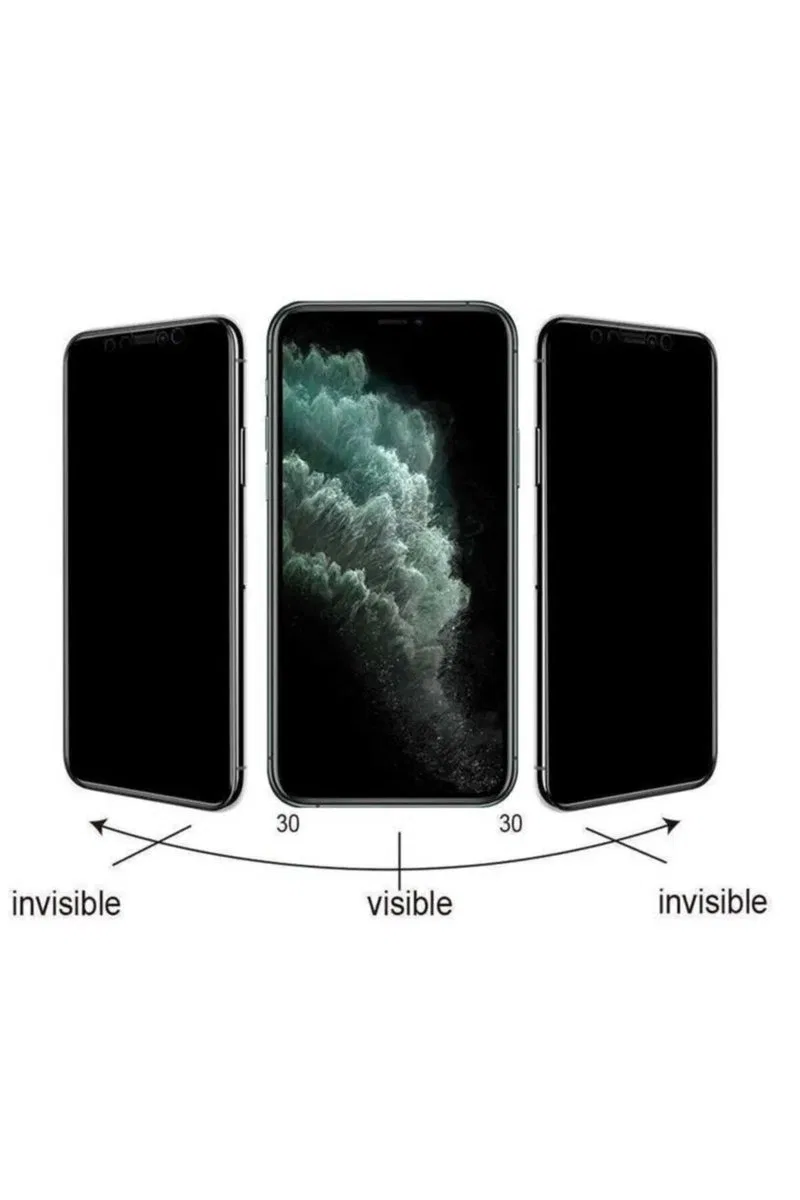 Samsung A02s Uyumlu Hayalet Ekran Gizli Tam Kaplayan Kırılmaz Cam Seramik Ekran Koruyucu Film görsel 5
