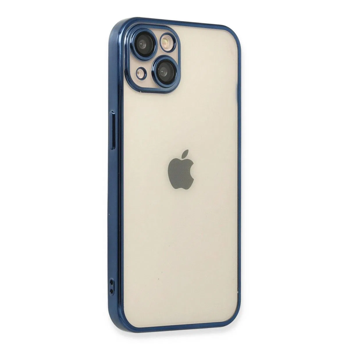 Apple İphone 13 Kılıf Razer Lensli Silikon - Lacivert görsel 2